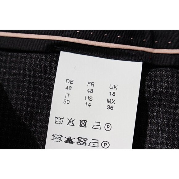 New - sz 14 - Boss Hugo Boss Women's "Tafena" Tailored Suiting Trousers, Wool - Picture 7 of 16